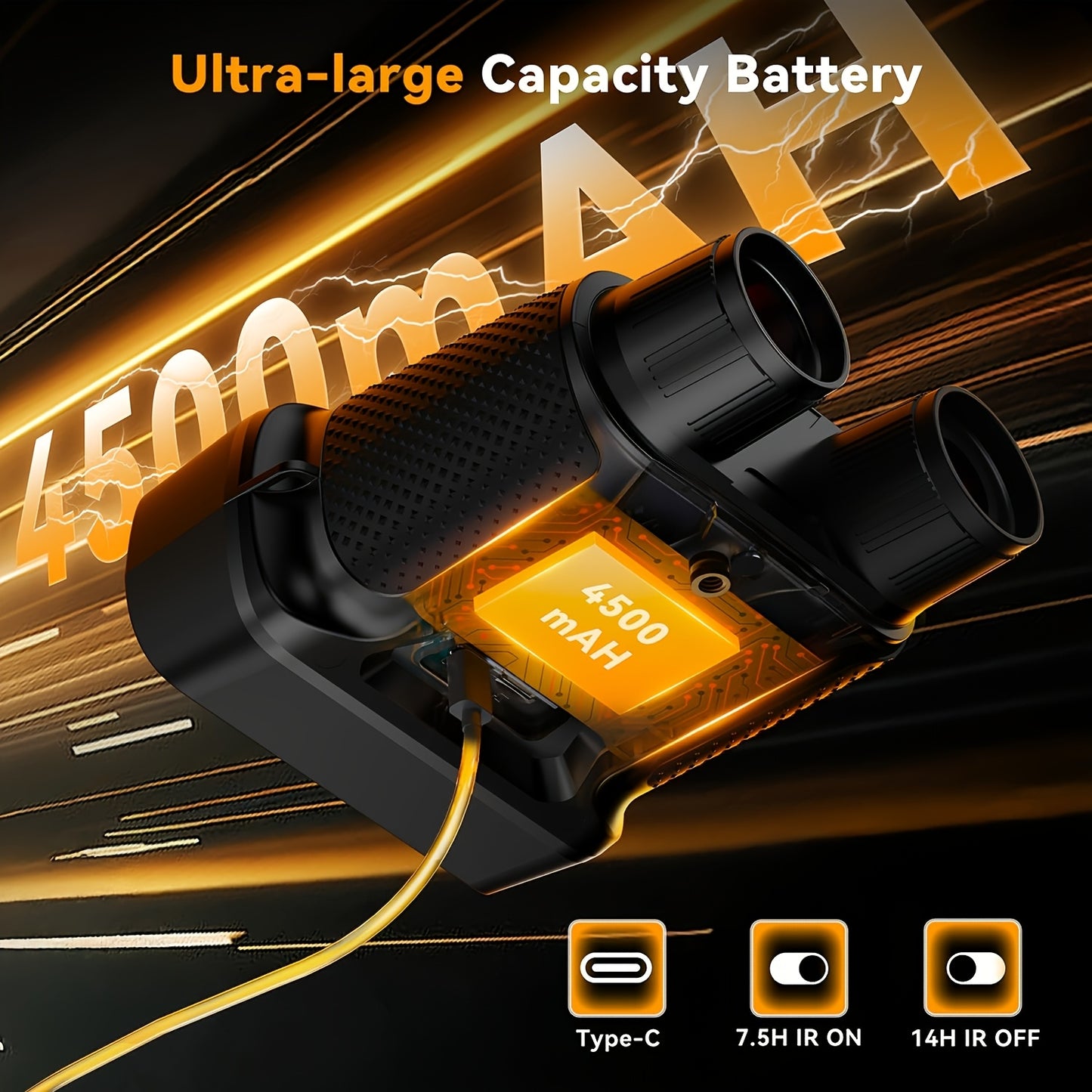 4K Night Vision Binoculars With 8X Zoom And 32GB Card