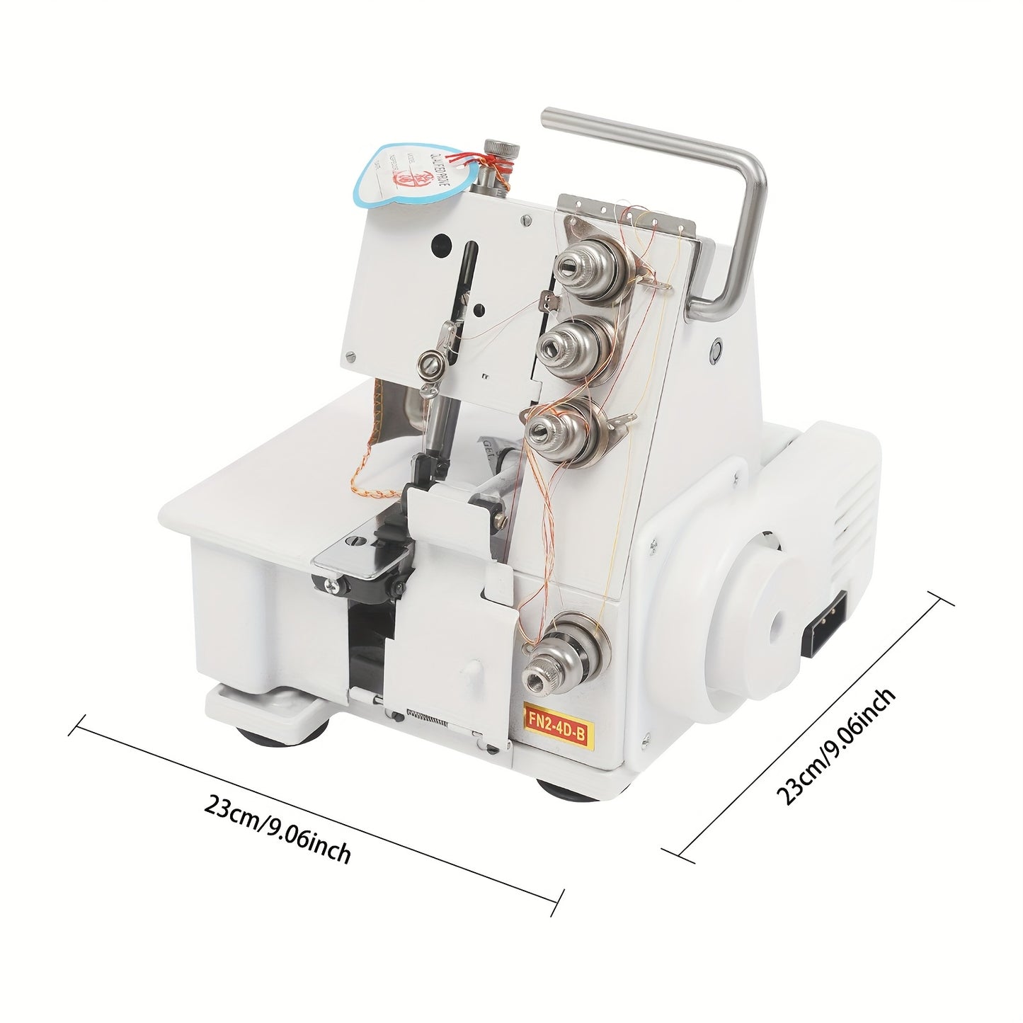White 100W Electric Sewing Machine With Foot Controller