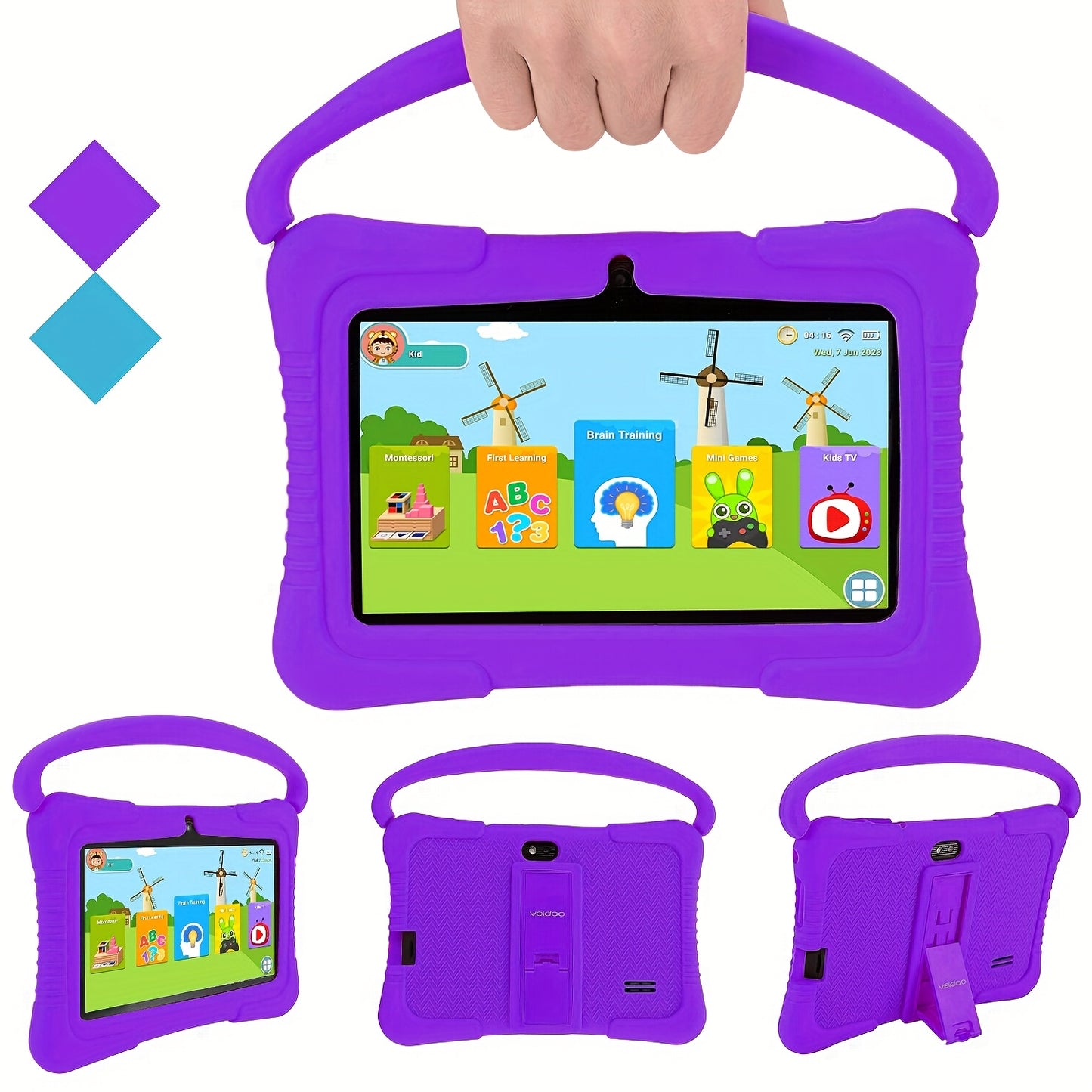 Veidoo 7 Inch Kids Tablet Android With Parental Controls
