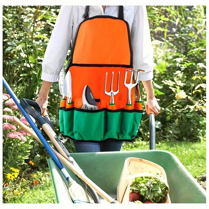 Garden Tool Set 12 Piece Aluminum Hand Kit With Canvas Apron