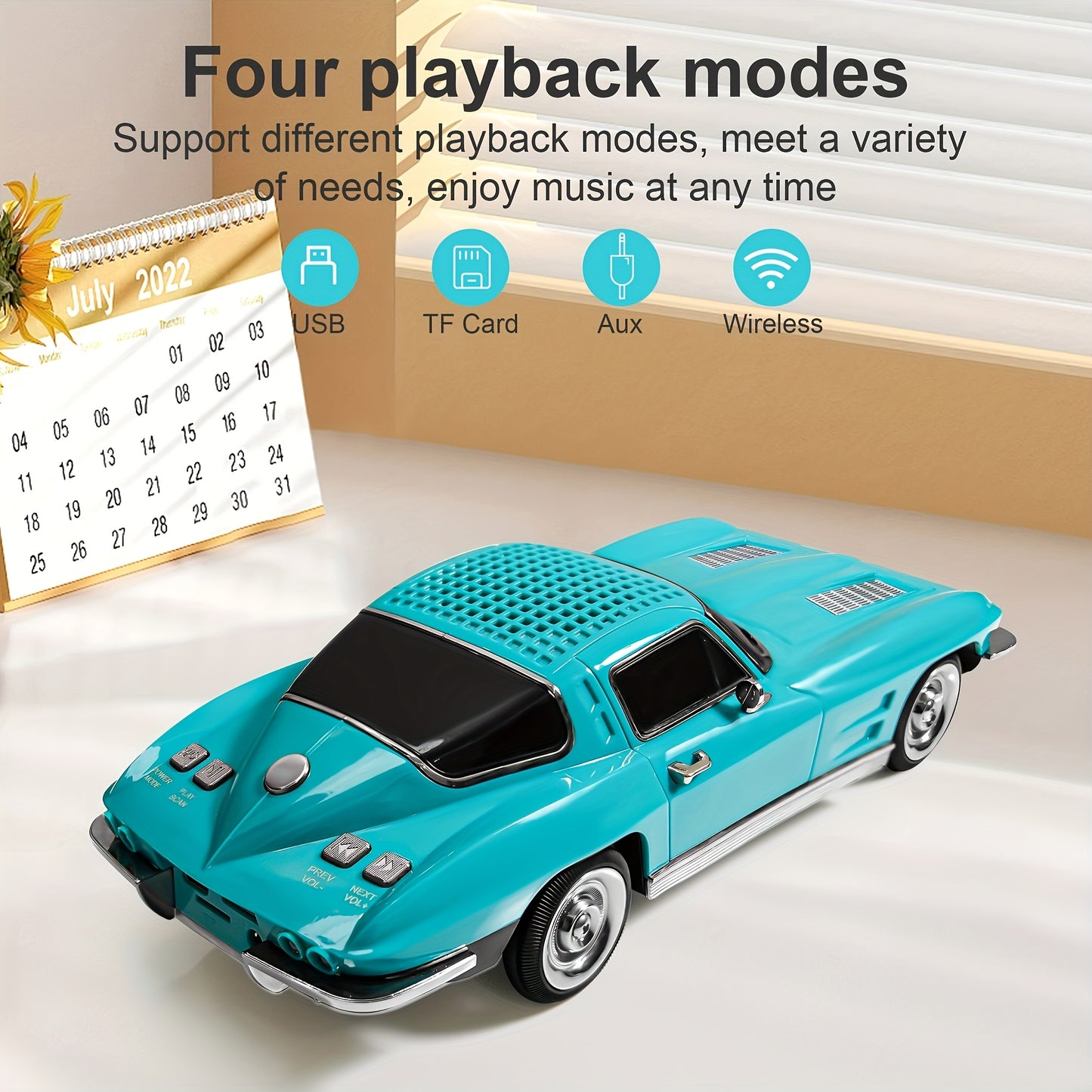 Newly Upgraded Portable Retro Wireless Speaker Five Colors