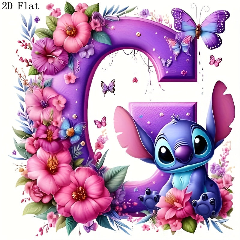 Disney Stitch Diamond Painting Kit 5D Round Wall Art