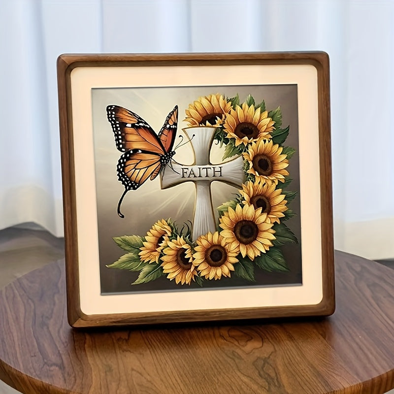 5D Butterfly Cross Diamond Art Painting Kit for Beginners