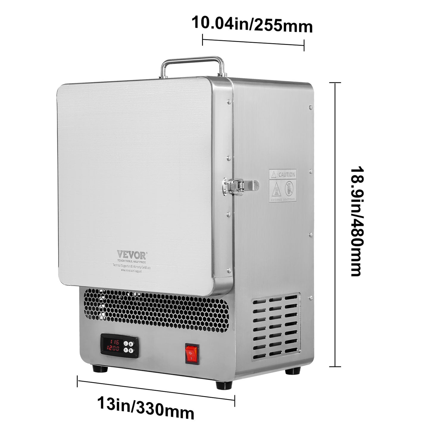 VEVOR Electric Kiln 1500W Desktop Wax Casting Kiln
