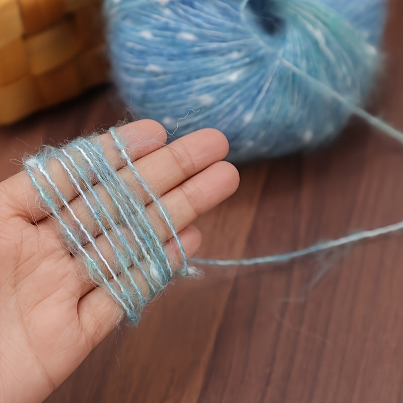 Charm Fairy Rainbow Gradient Yarn Blue Teal Ombre 300g
