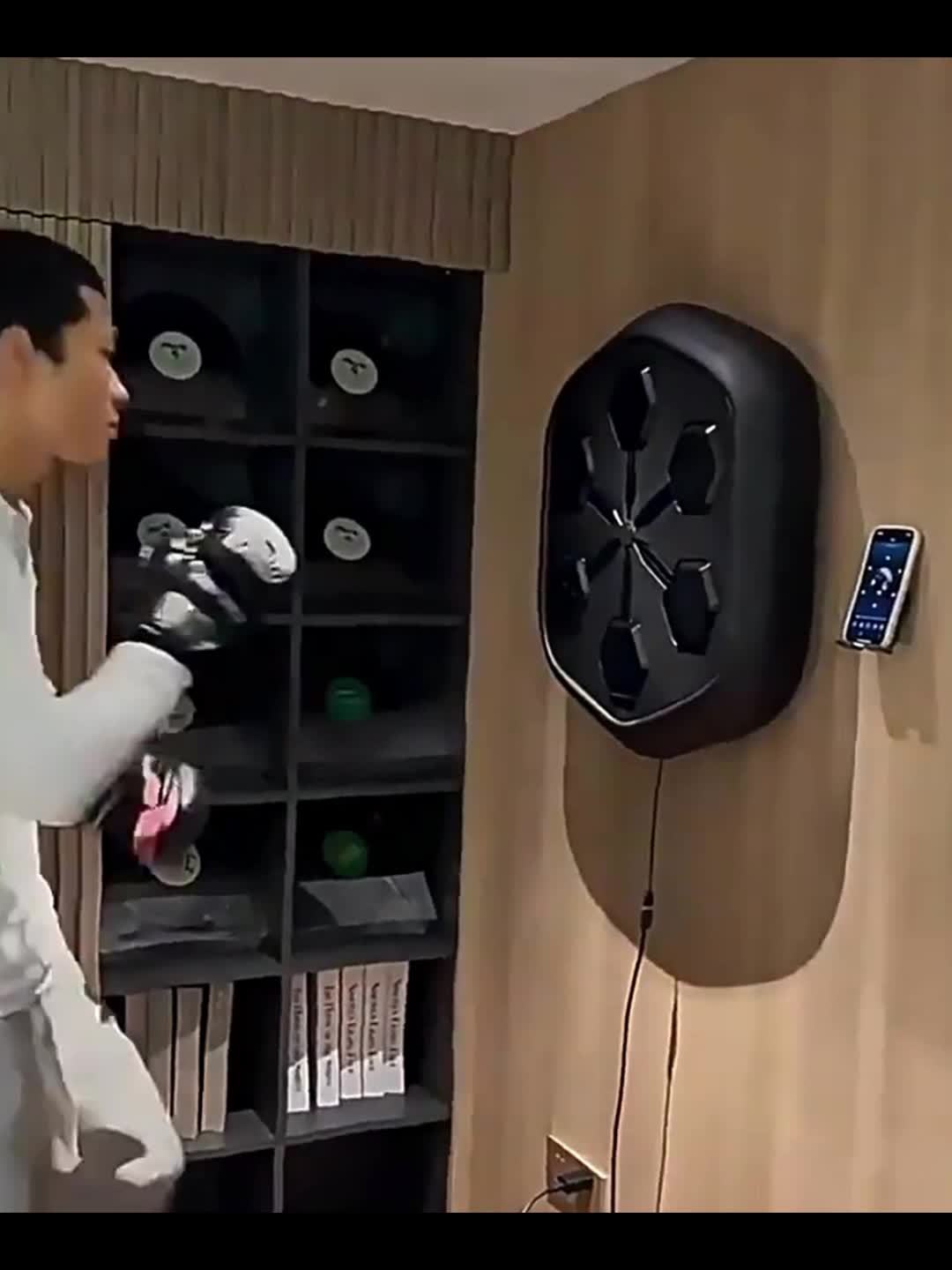 Smart Electronic Boxing Trainer With LED Target And Gloves
