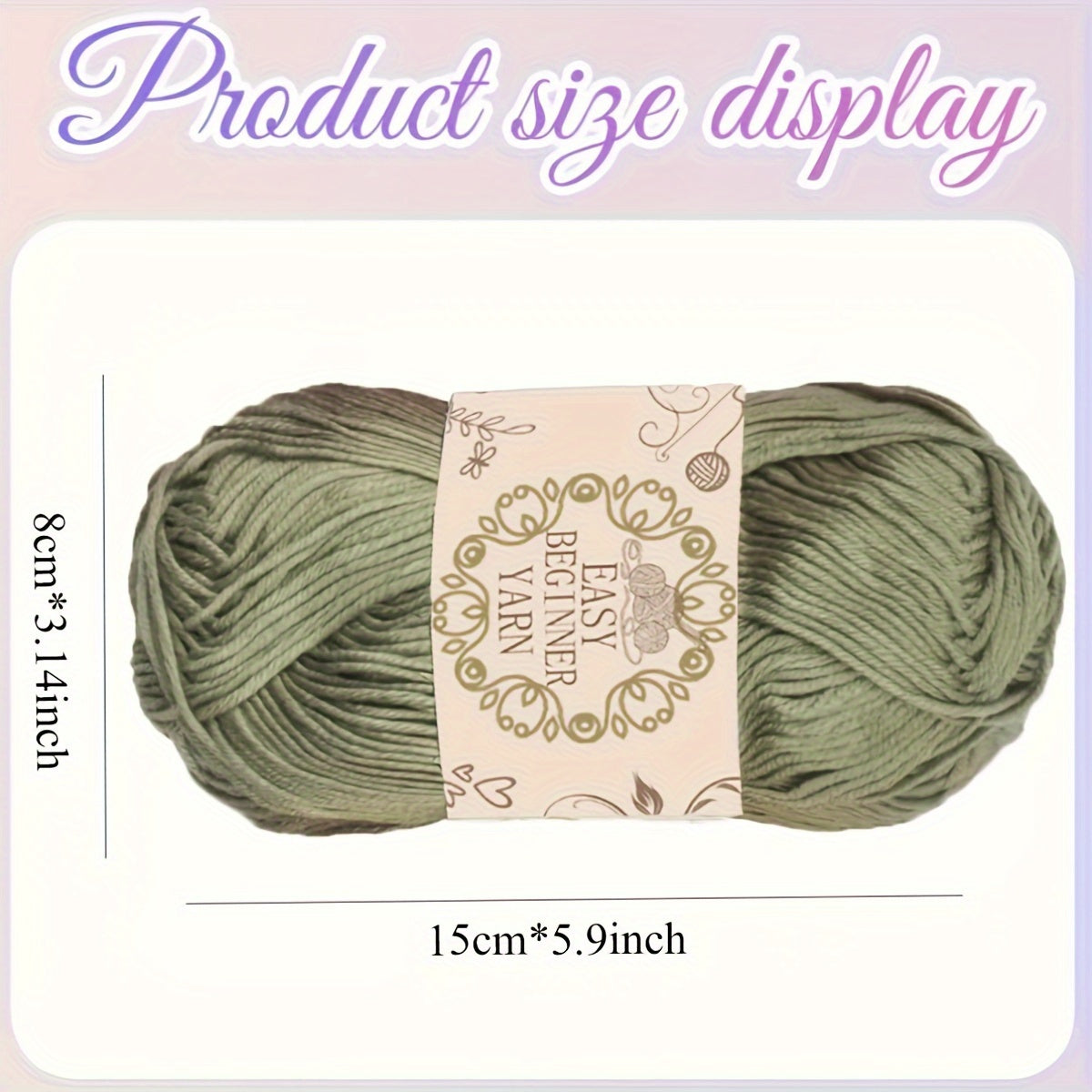 Cozy Acrylic Yarn Set Four Pcs For Crochet And Knit