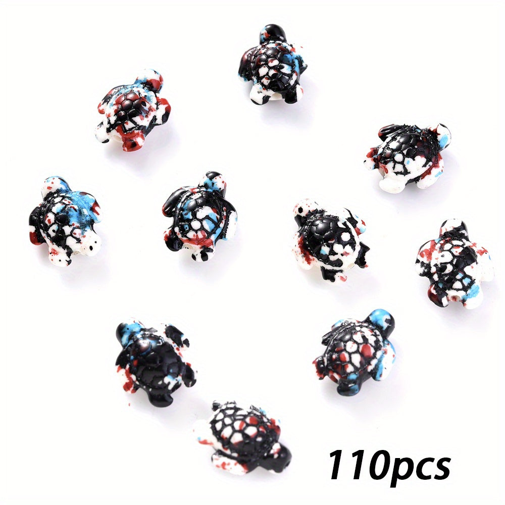 Sea Turtle Spacer Beads 110 Pieces Gradient Stone Jewelry