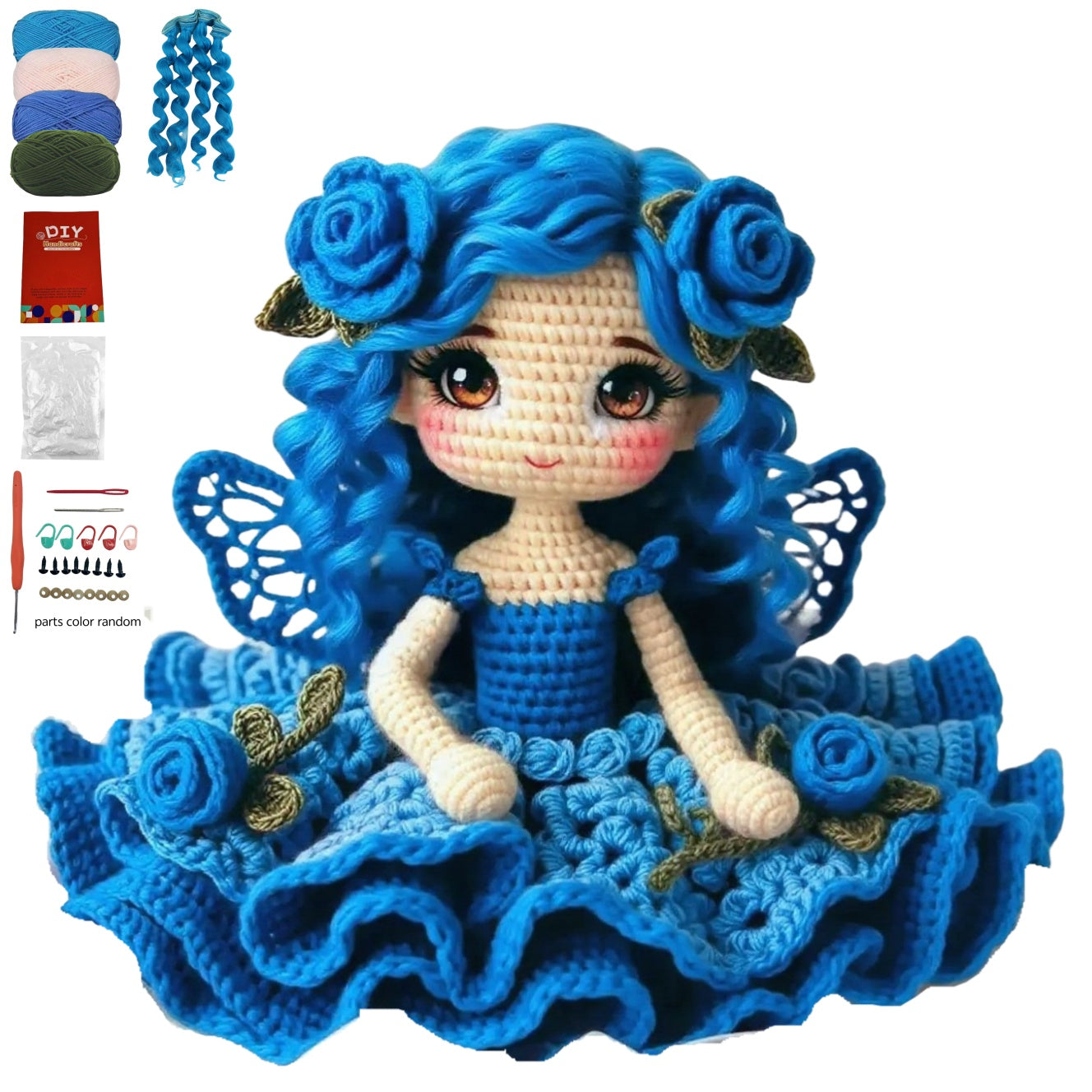 Beginner Crochet Kit Amigurumi Dolls Set With Step By Step