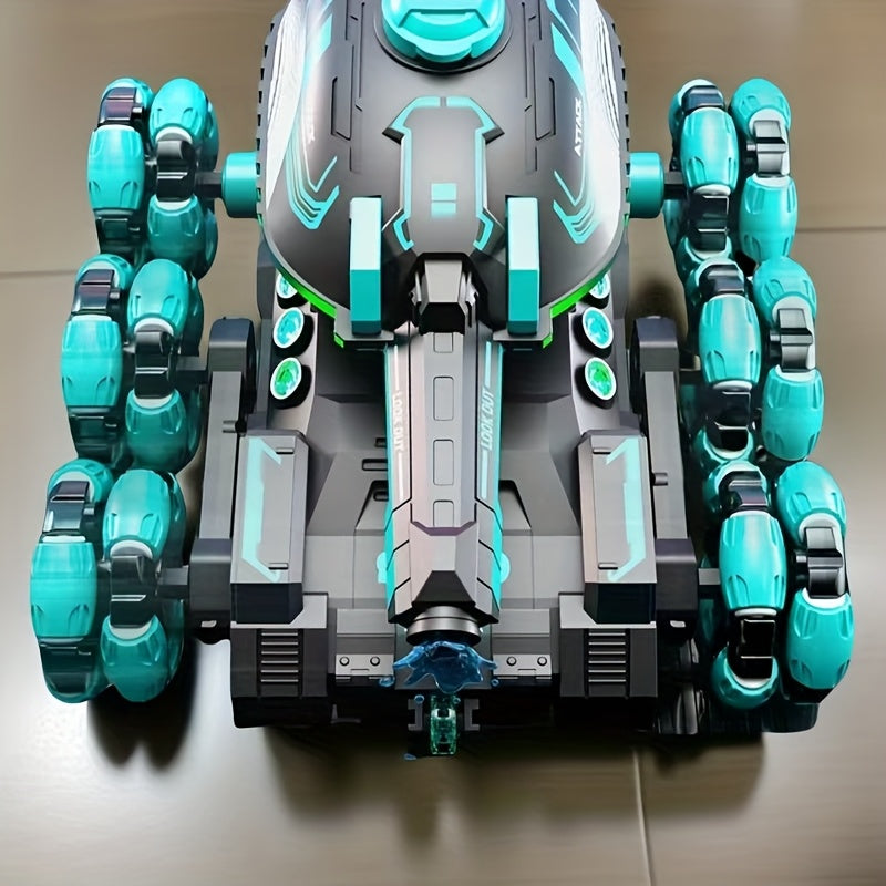 Upgraded 6 Wheel Drive Acrobatic Tank Toy for Kids