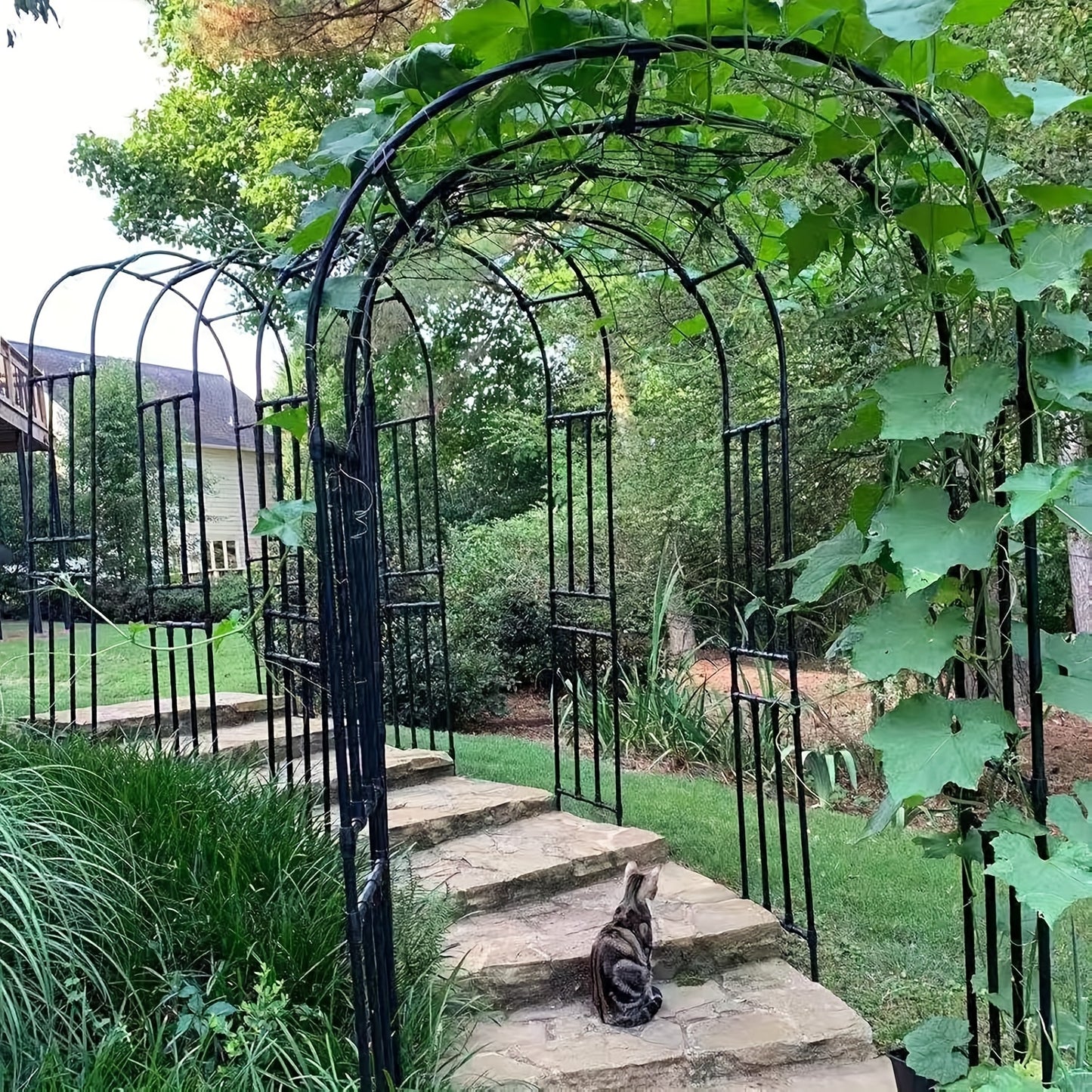 Grape And Cucumber Trellis For Raised Beds U Shape Arch