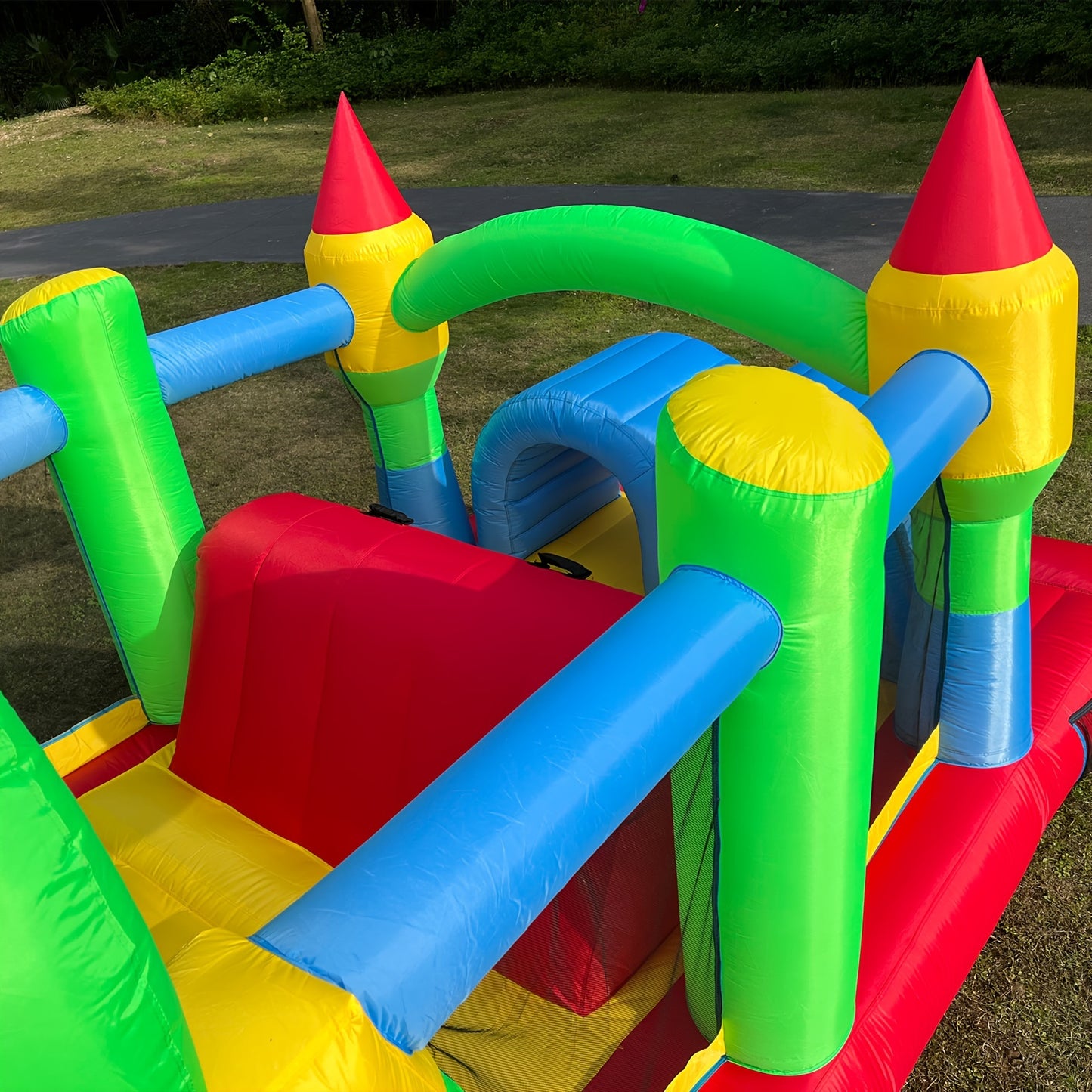 Inflatable Bounce House for Kids 3-12 with Blower and Slide