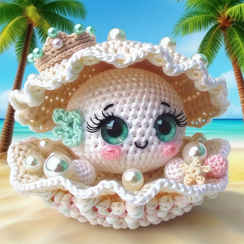Complete Crochet Kit For Amigurumi Elf With Pre Made Yarn