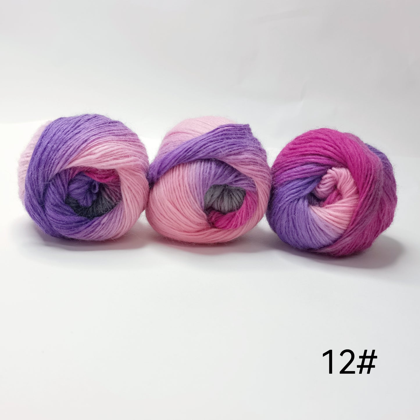 Rainbow Hand Spun 100 Percent Wool Yarn 3 Pack Knitting