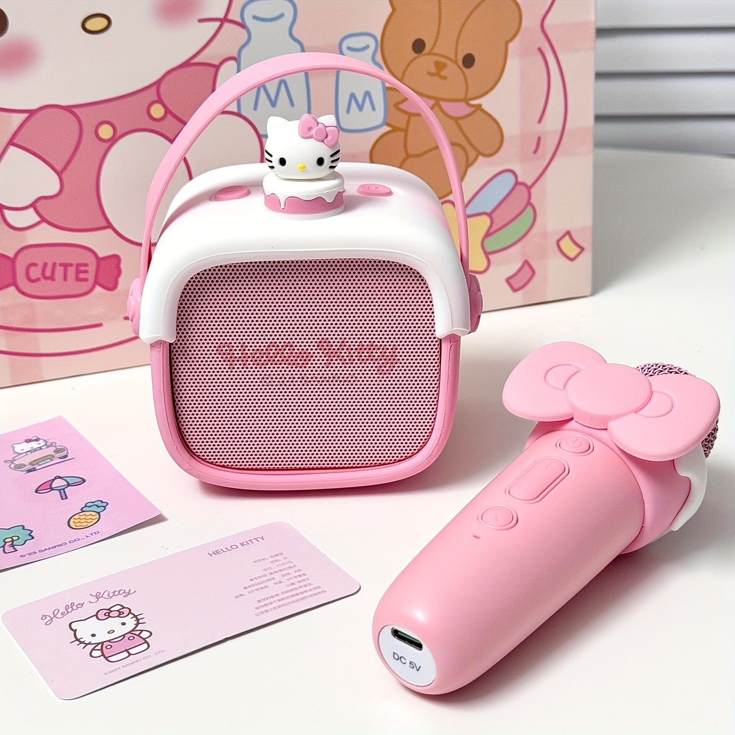 Sanrio Hello Kitty Mini Karaoke Machine With Strap