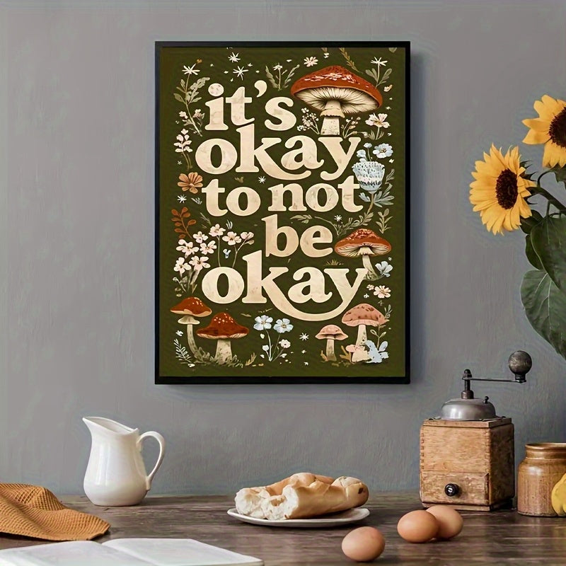 5D Diamond Painting Round Frameless Letter DIY 30x40