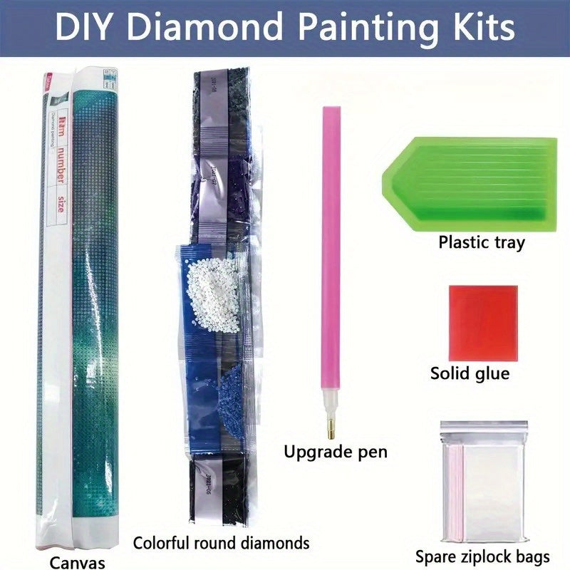 Patriotic Diamond Painting Kit We The People Flag Design