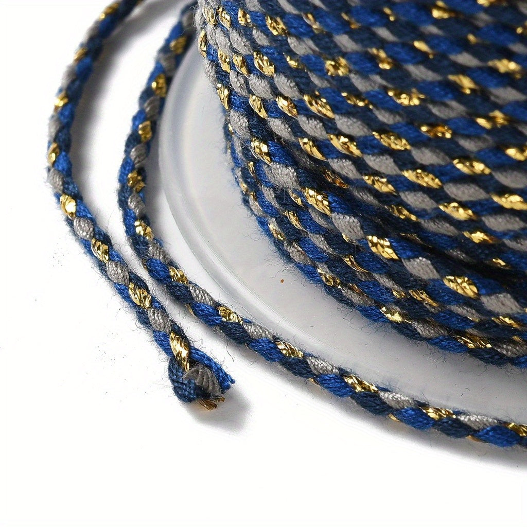Heavy Duty Macrame Rope 4 Ply Dark Blue 21.8 Yards Roll
