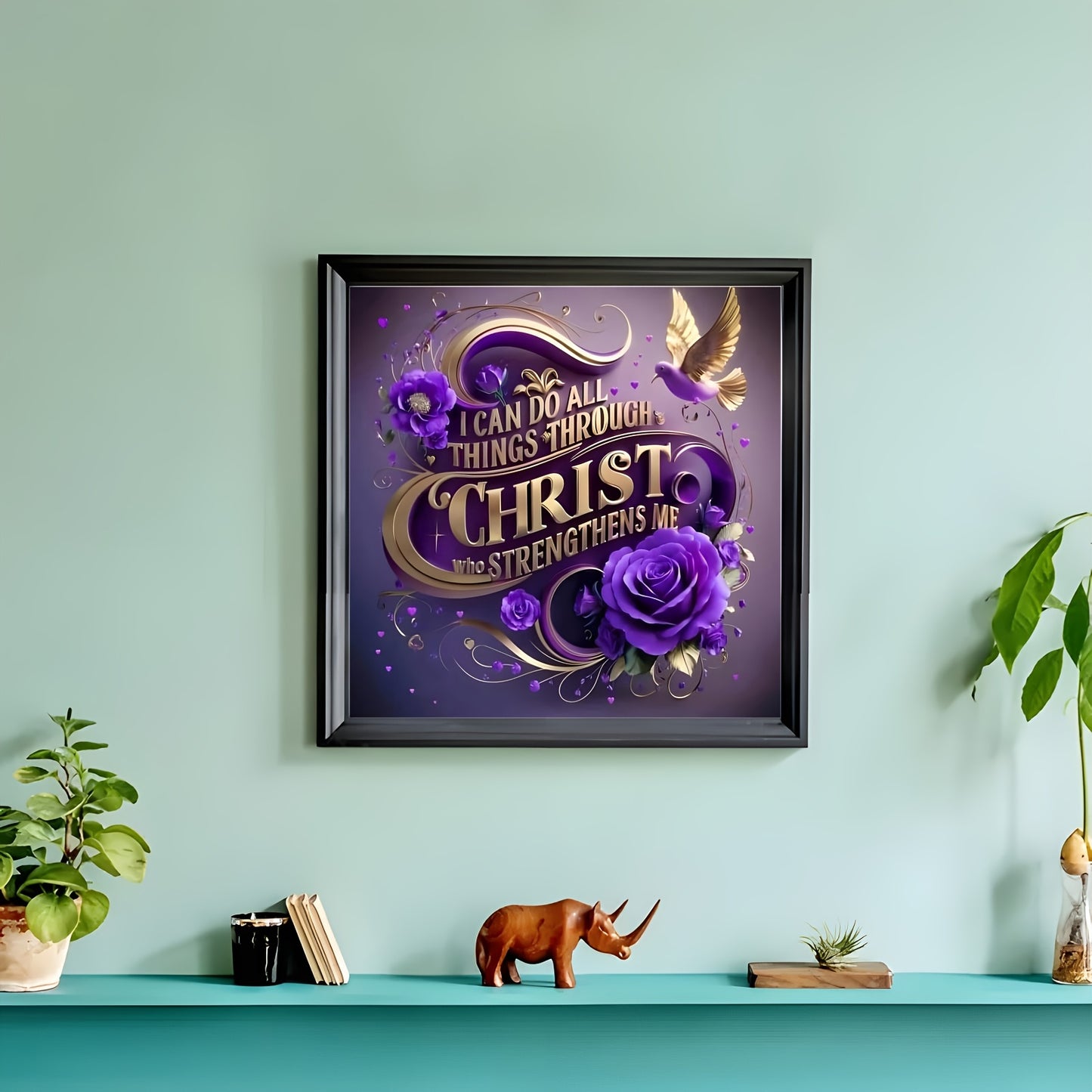 5D DIY Frameless Diamond Painting Art Set for Home Decor