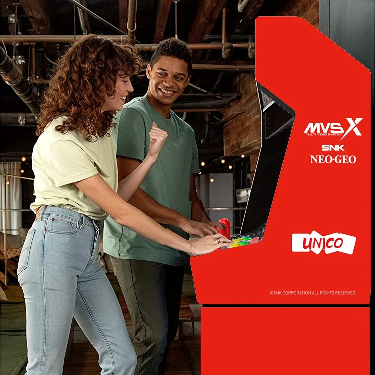 UNICO MVSX 17" SNK Retro Arcade Cabinet - Easter Edition