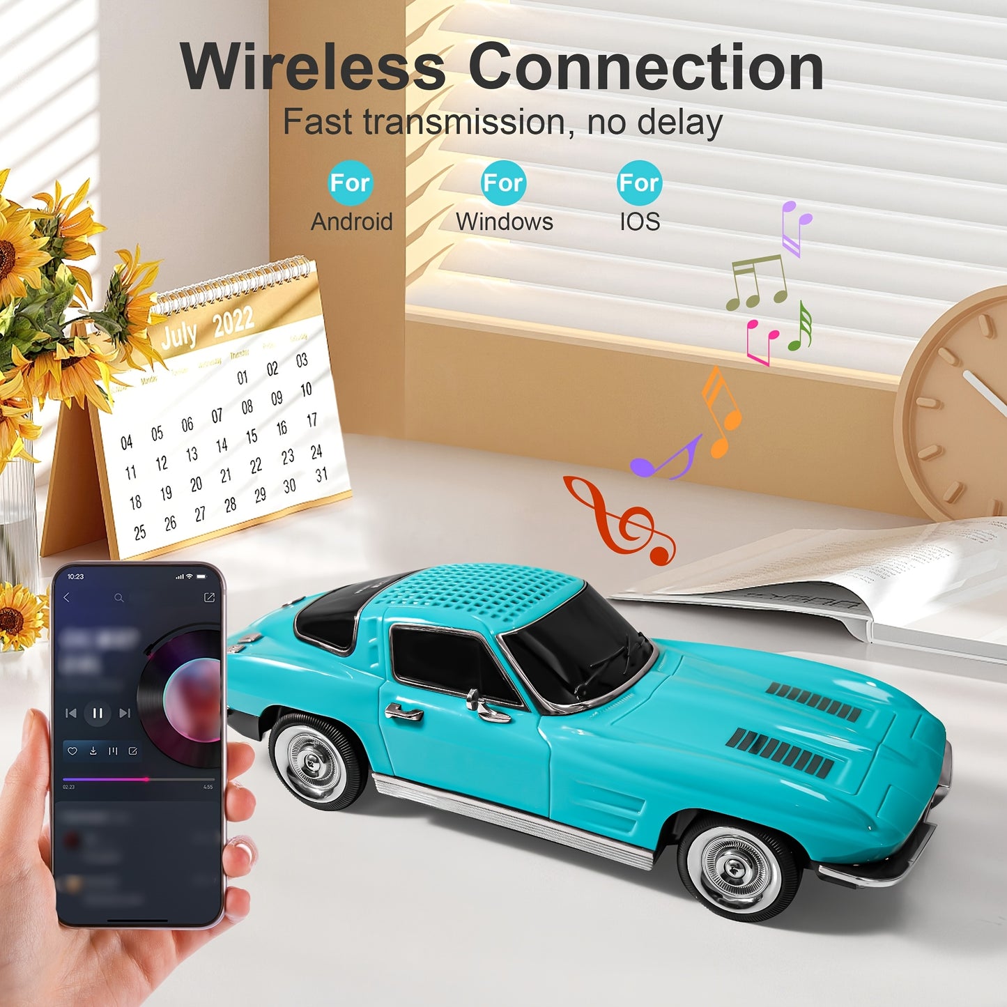 Newly Upgraded Portable Retro Wireless Speaker Five Colors