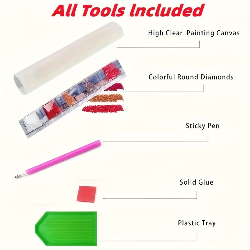 Large 5D Diamond Painting Kit Cute Puppy Characters