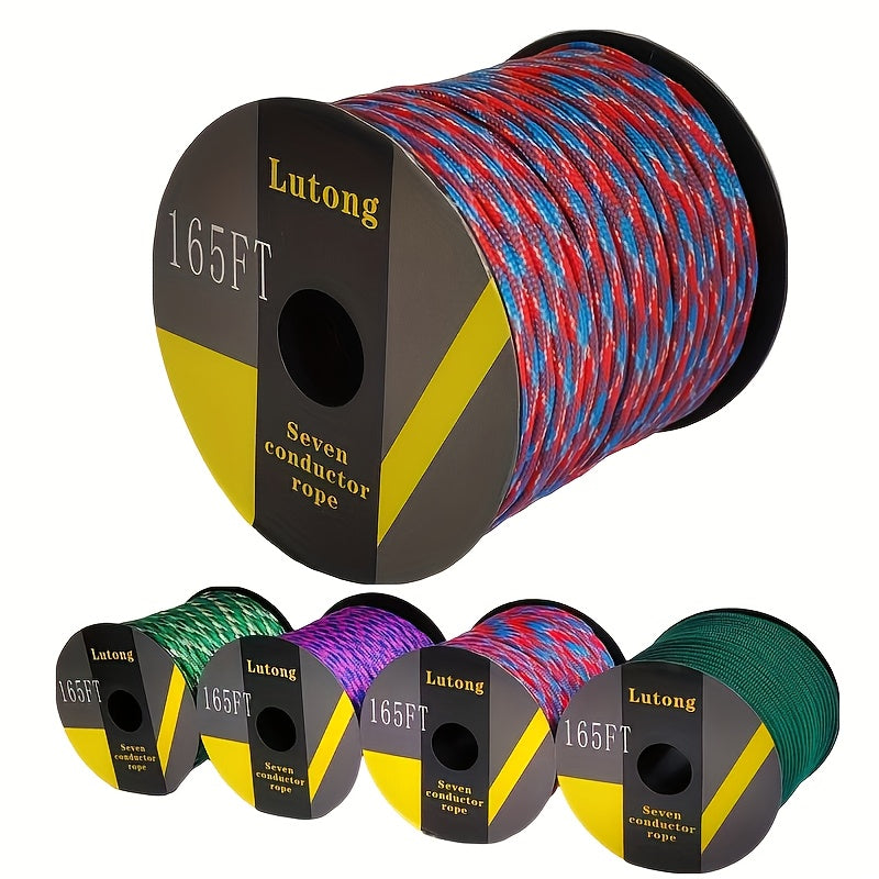 Nylon Rope 50m for Tent Rigging and Outdoor Adventures