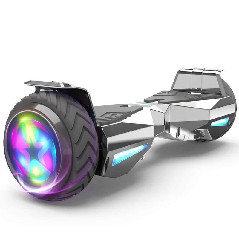 Bluetooth Hoverboard Chrome Wheel LED Lights Self Balancing