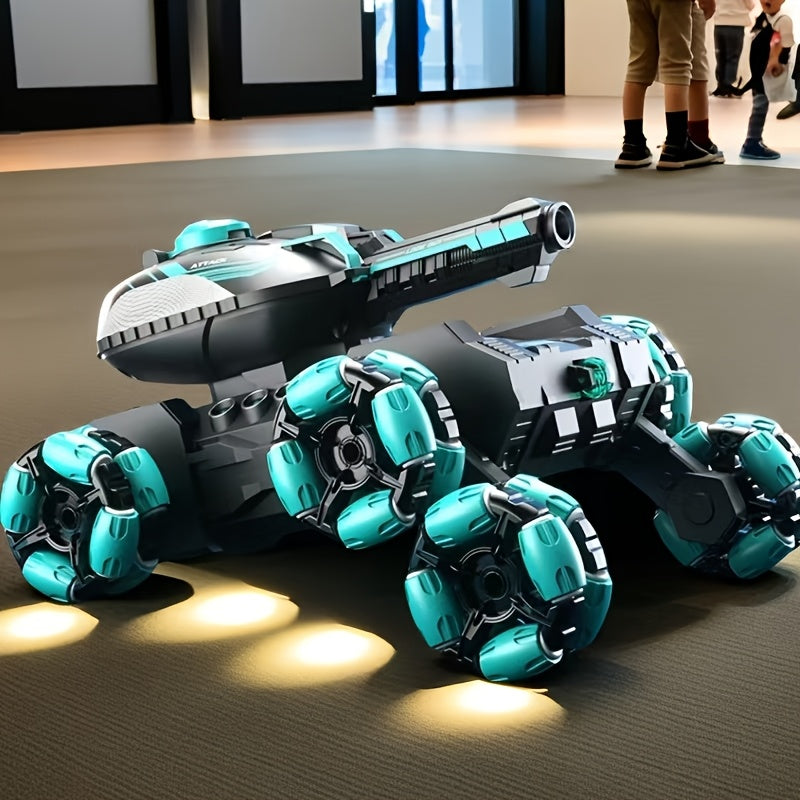 Upgraded 6 Wheel Drive Acrobatic Tank Toy for Kids
