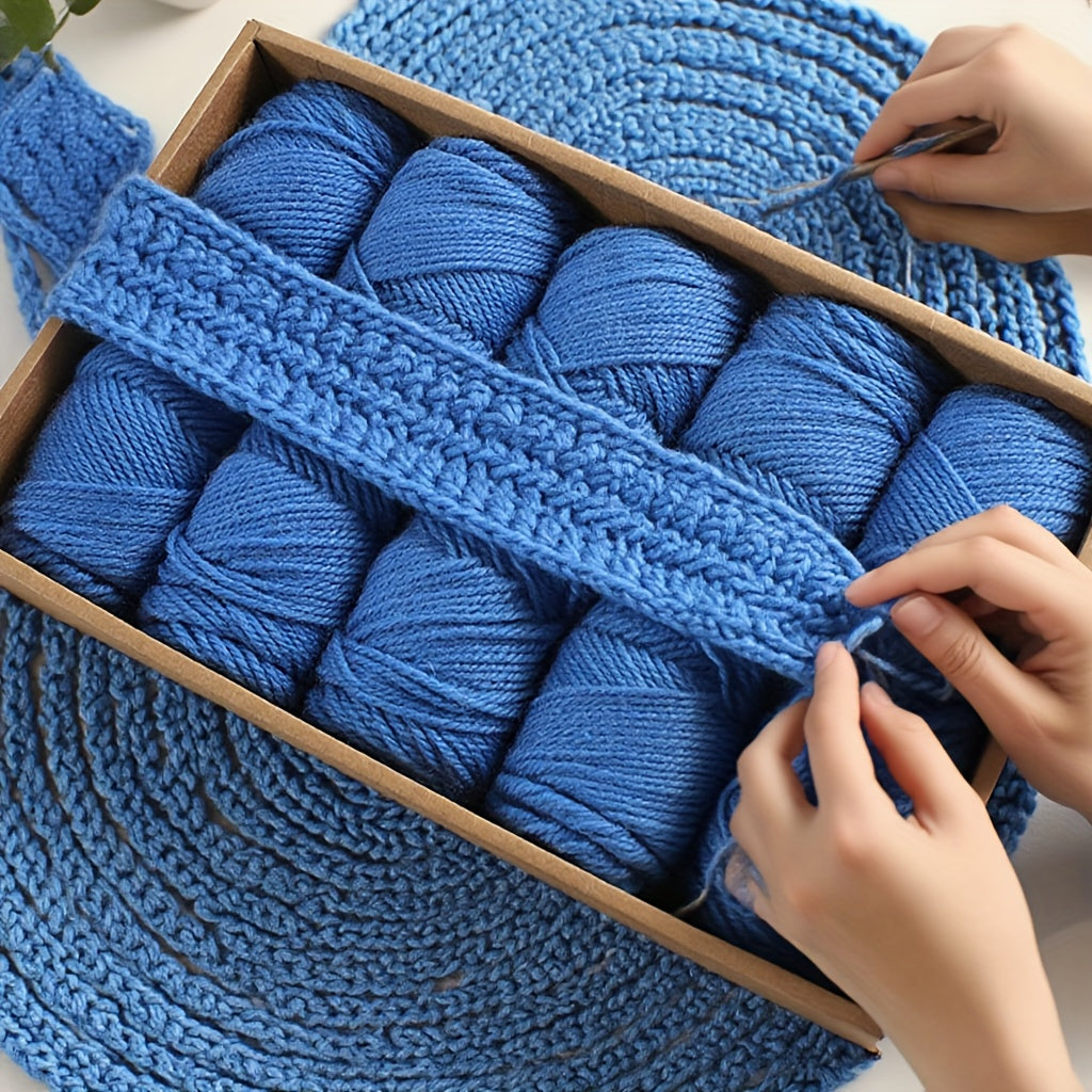 Soft Alpaca Wool Yarn 5 Balls Worsted Crochet Yarn Shawls