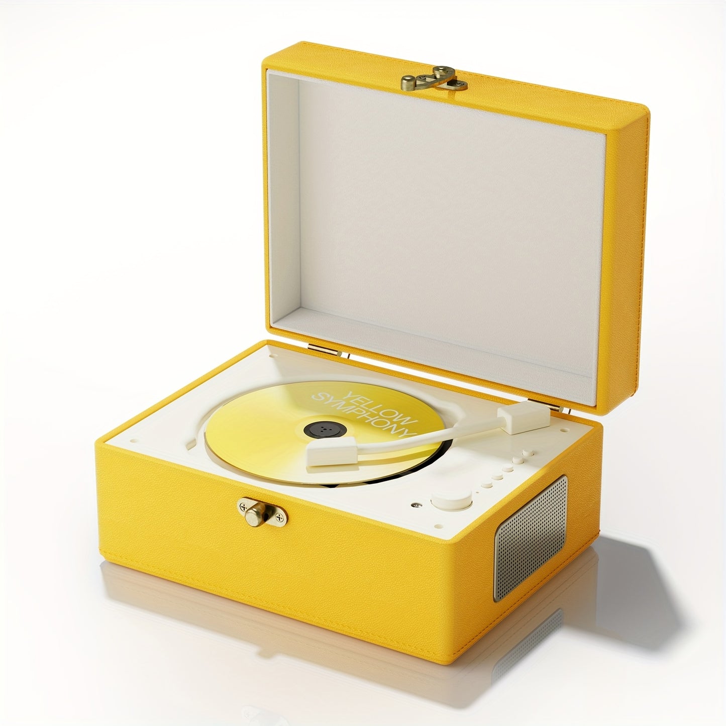Yintiny Box Style CD Player With Built In Speakers Wireless
