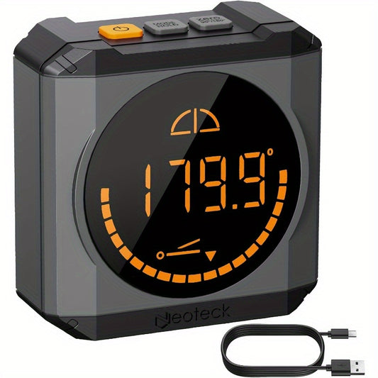 Rechargeable Angle Finder With LED Display Protractor
