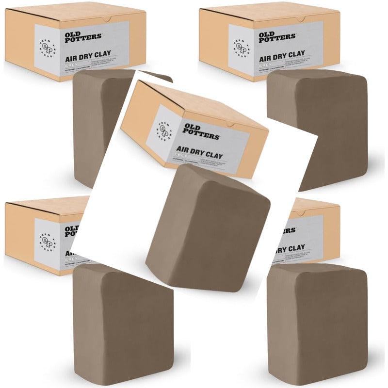Premium Air Dry Clay Gray 10 Lbs All Natural Modeling Clay