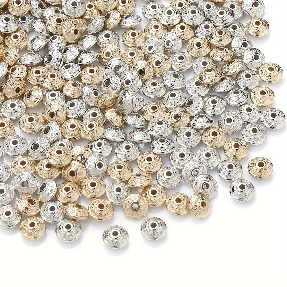 100 Pieces 6mm Oval Shaped CCB Beads for DIY Jewelry Making