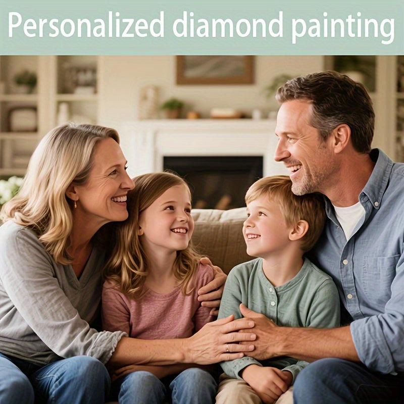 Custom 5D Round Diamond Painting Kits Personalized Photo Art