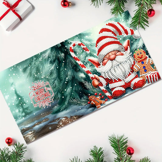 Diamond Painting Christmas Card Kit Santa And Snow Scenes