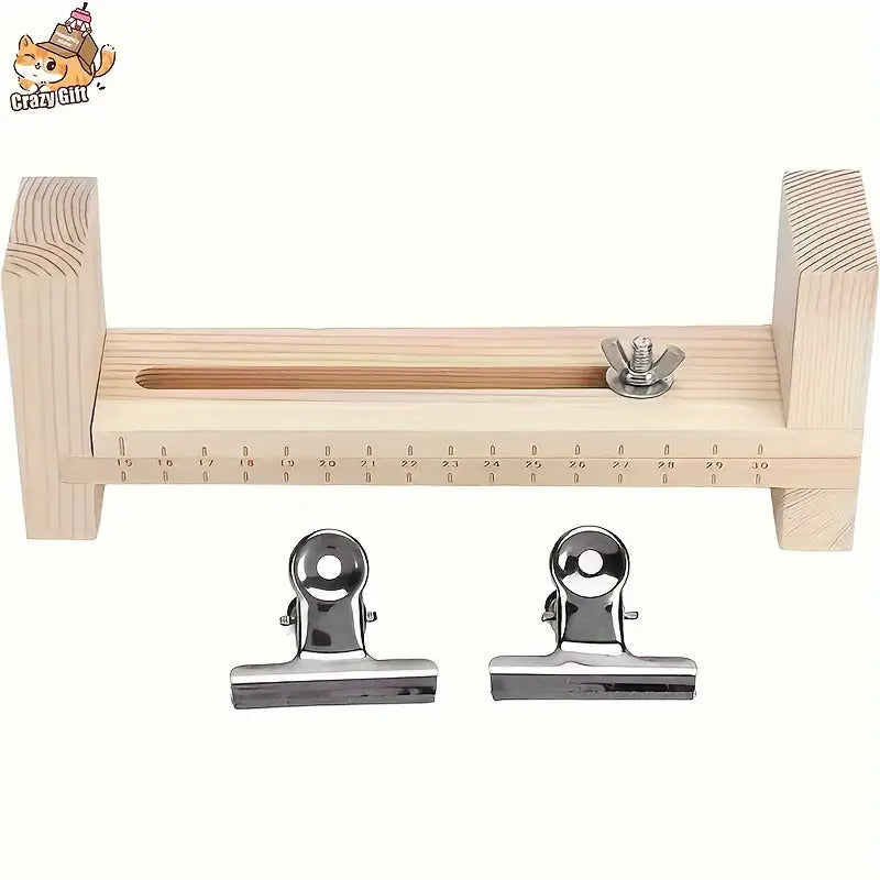 Wooden Knitting And Weaving Stand For Macrame Projects