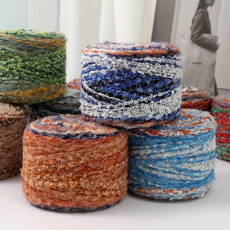 Rainbow Cake Yarn 50g Ball Beige Acrylic Knitting Crochet