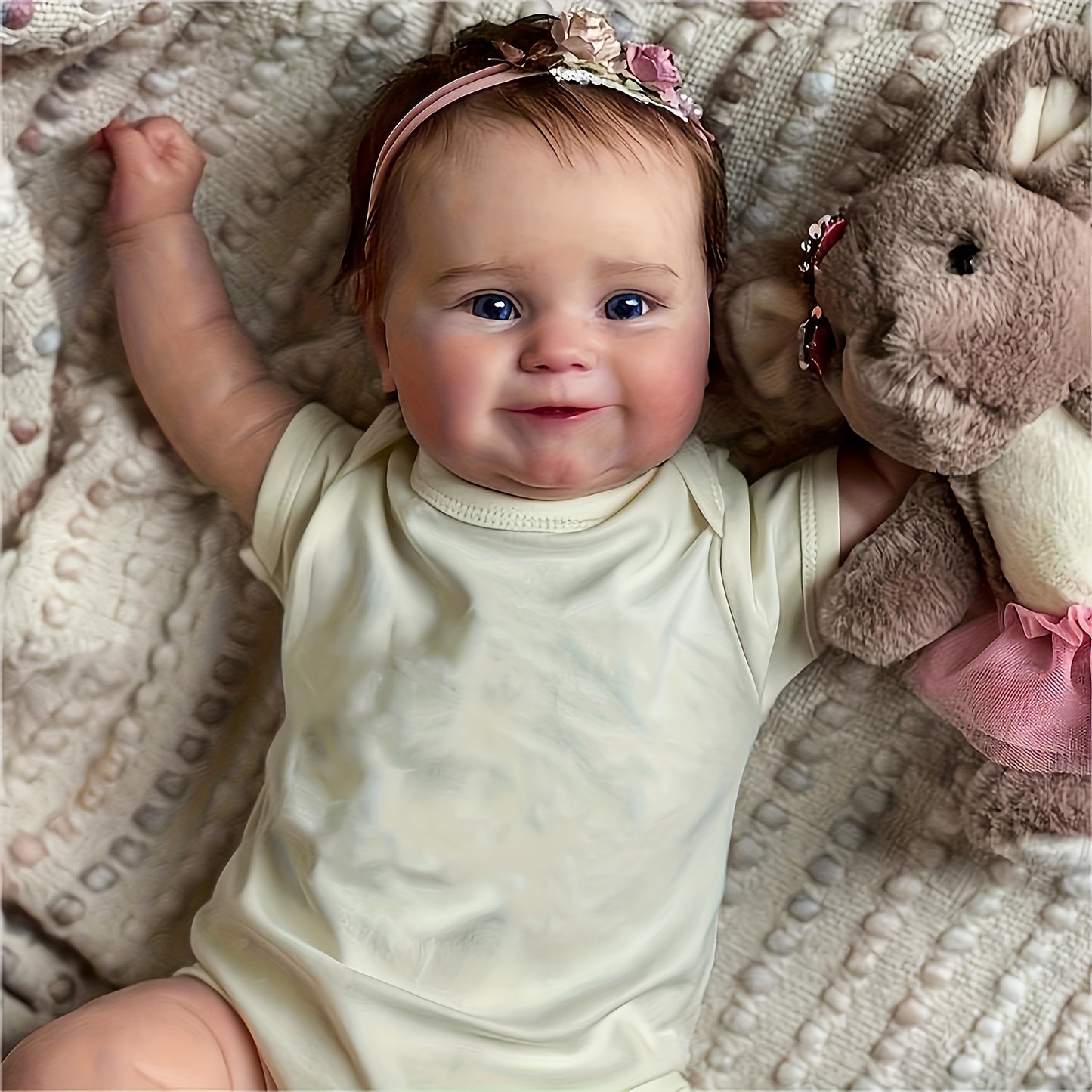 Dayoff Kids Reborn Baby Doll 20 Inch Vinyl Princess Gift