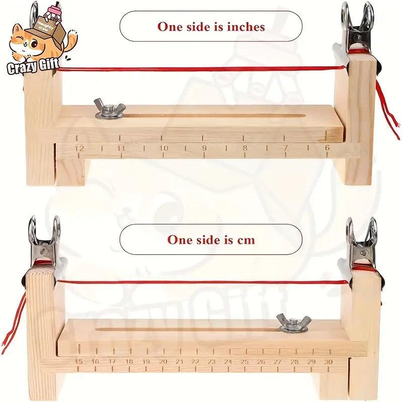 Wooden Knitting And Weaving Stand For Macrame Projects