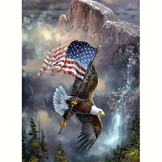5D Diamond Painting Kit Full Eagle Design 30X40cm Frameless