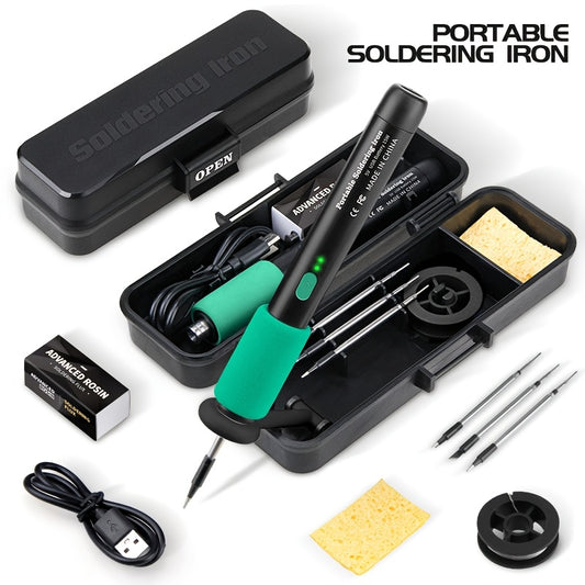Mini USB Soldering Iron Kit With Adjustable Temperature
