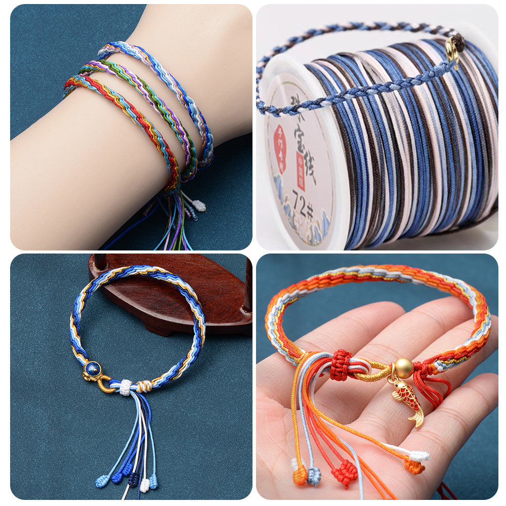 Nylon Braided Cords For Jewelry Beading And Craft String