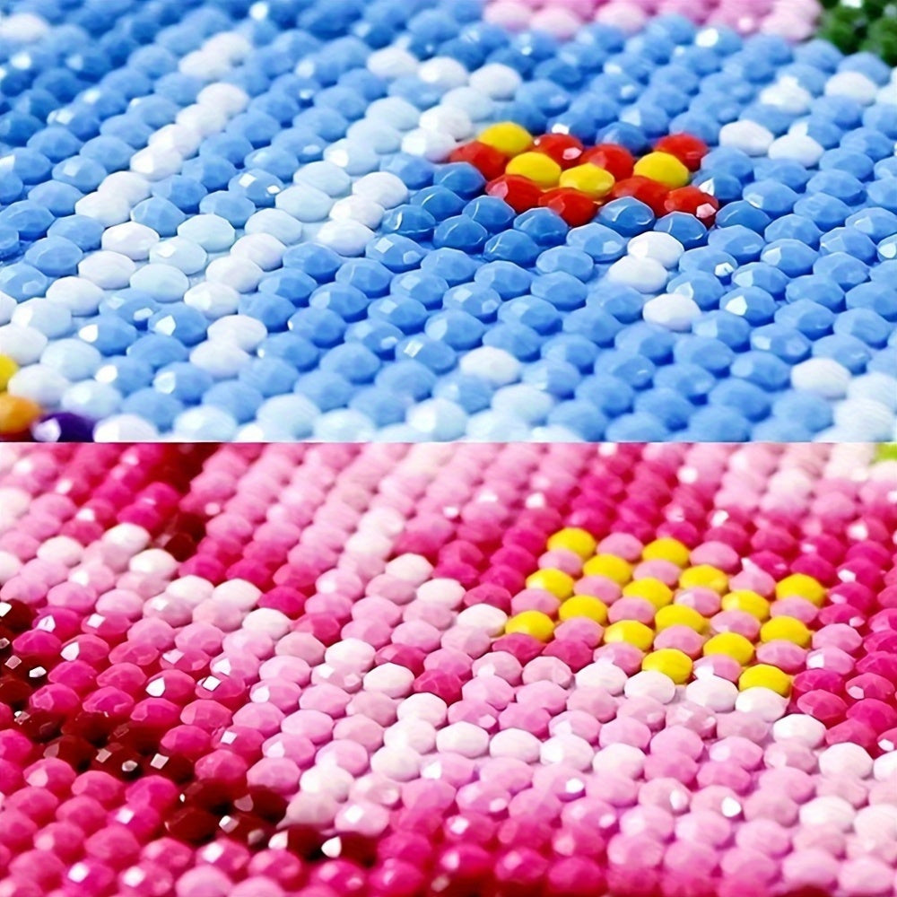 Heart-Shaped DIY Diamond Painting Kit Round Acrylic Designs