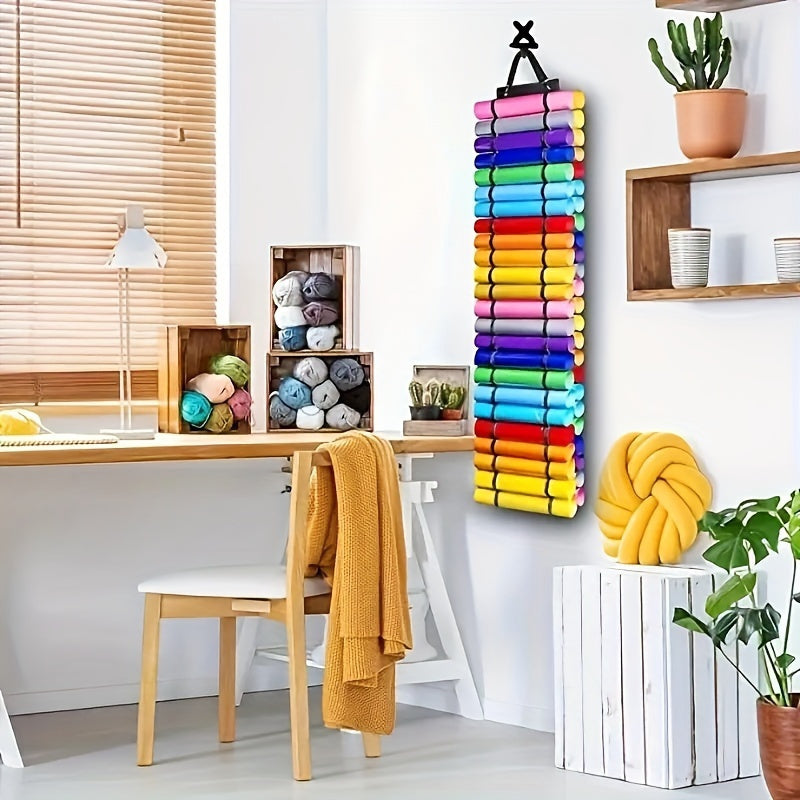 12/24/48 Compartment Wall-Mounted Vinyl Roll Storage Rack