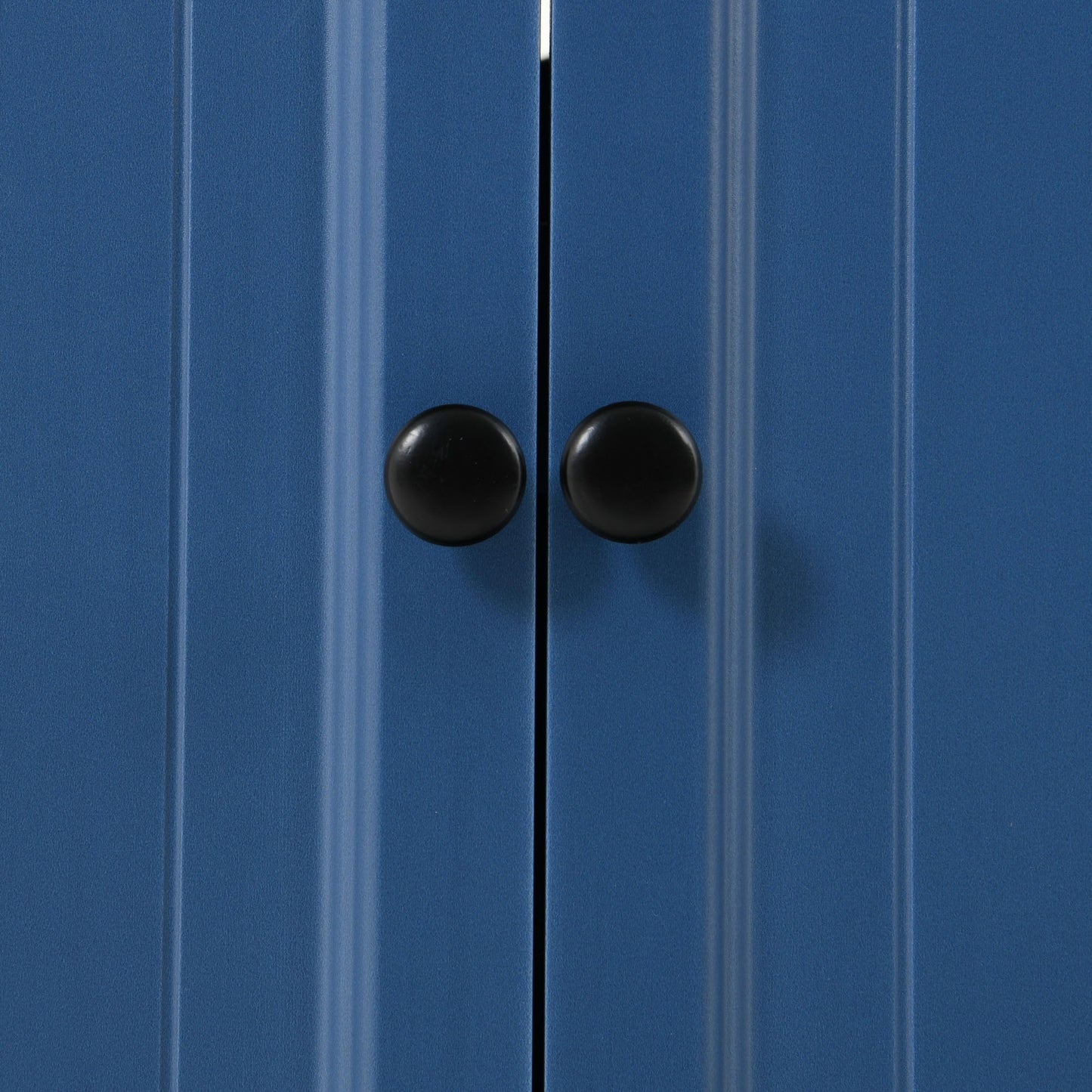 YINTATECH 23.6-Inch Modern Blue Craft Cabinet With Outlets