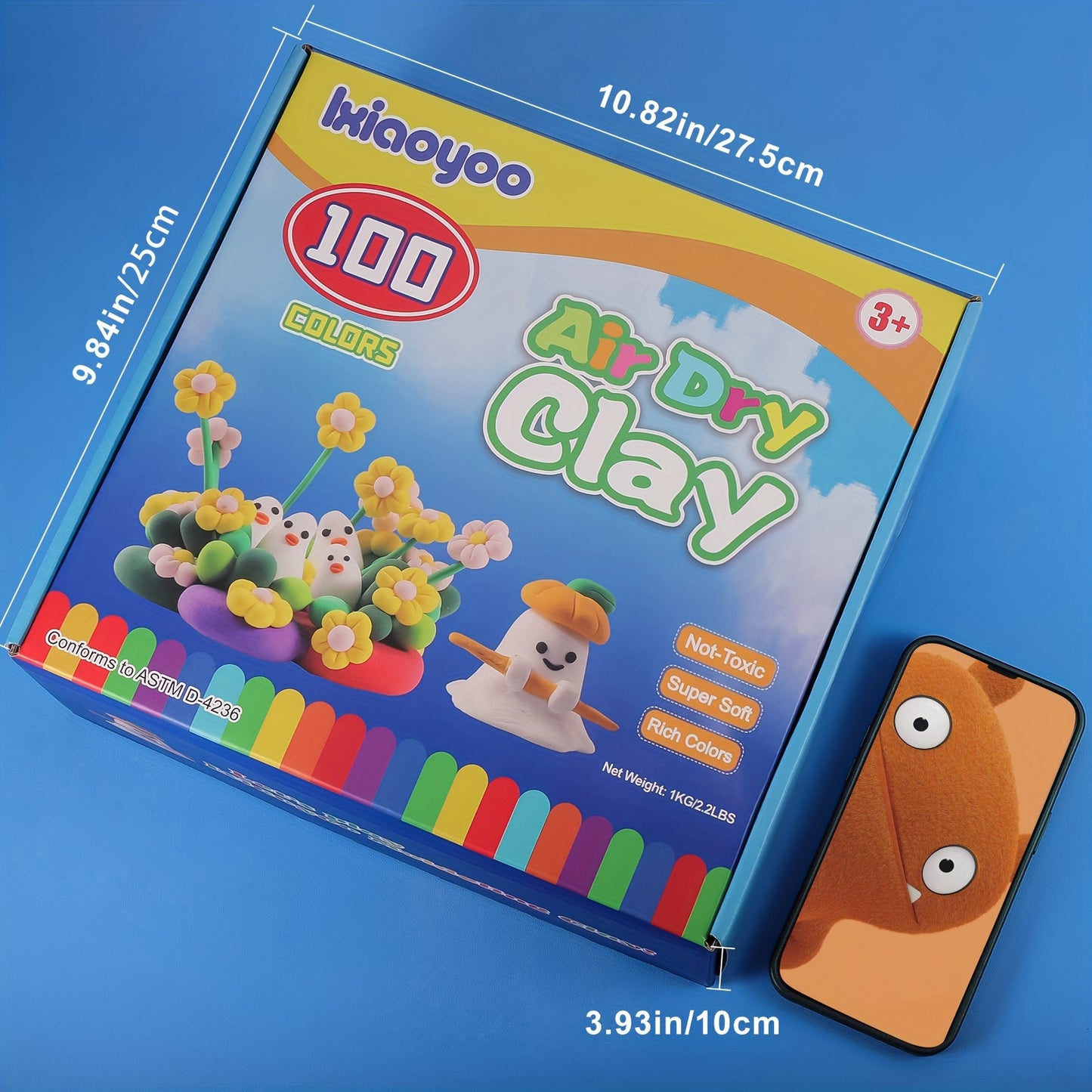 100 Colors Air Dry Clay Set With Tools For Kids Crafts