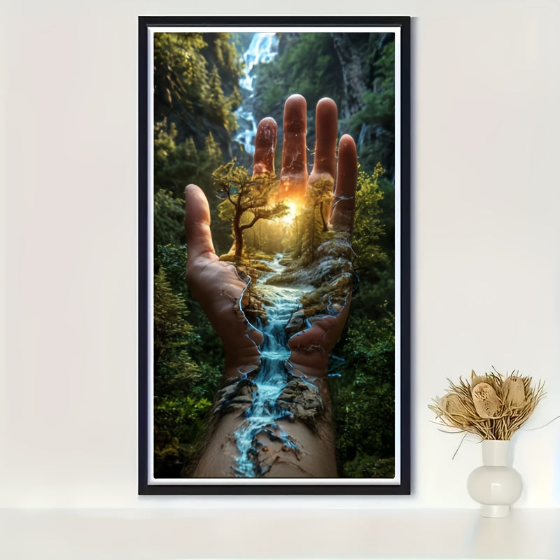 Adult 5D Large-Scale Diamond Painting Set, Landscape Art