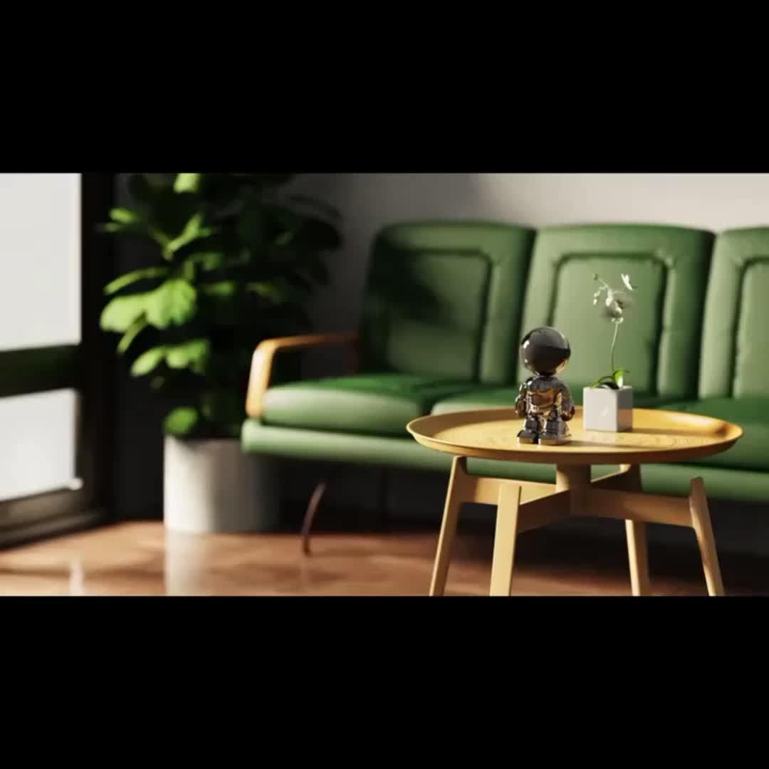 2K HD Smart Robot Camera With Audio And Night Vision