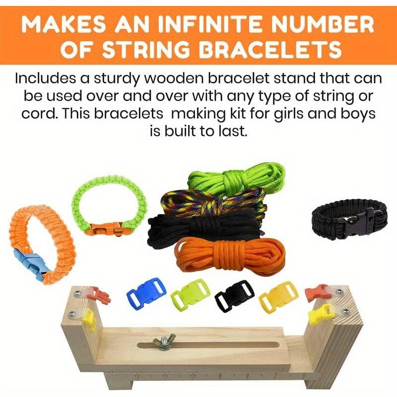 3 Bees And Me Paracord Bracelet DIY Kit For Teens Tweens
